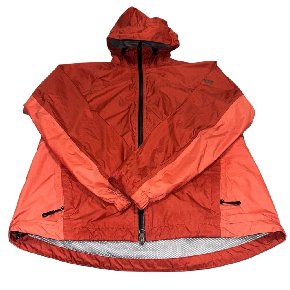 Guide Series Women’s Medium Lightweight Hooded Windbreaker Jacket Orange